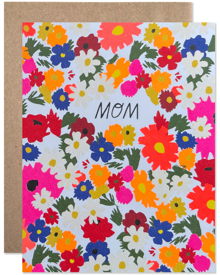 Mom Martha's Garden Print Card