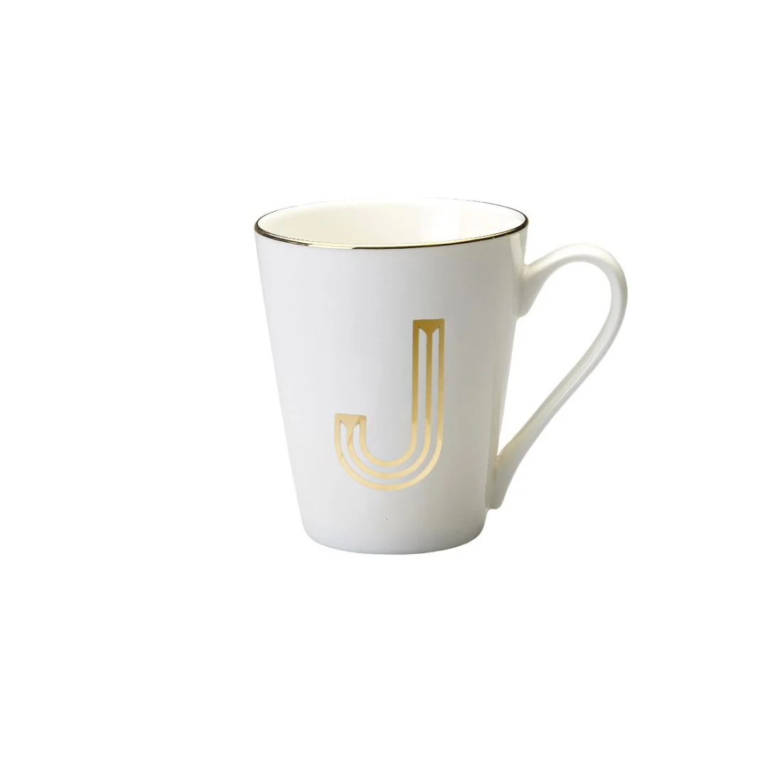 Monogram Ceramic Mug (J)