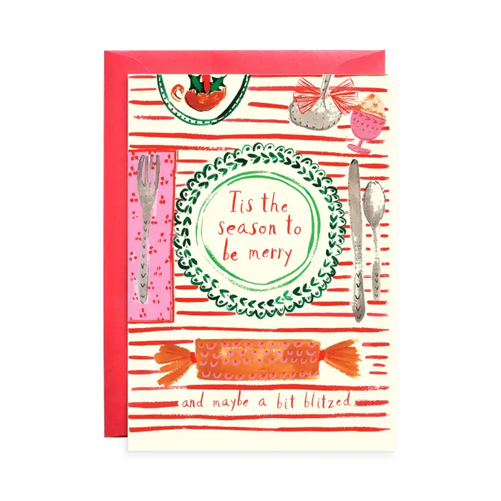 More Eggnog, Please Holiday Greeting Card