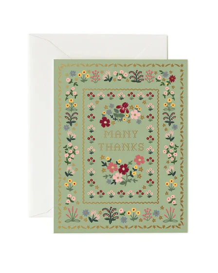 Moss Thank You Card