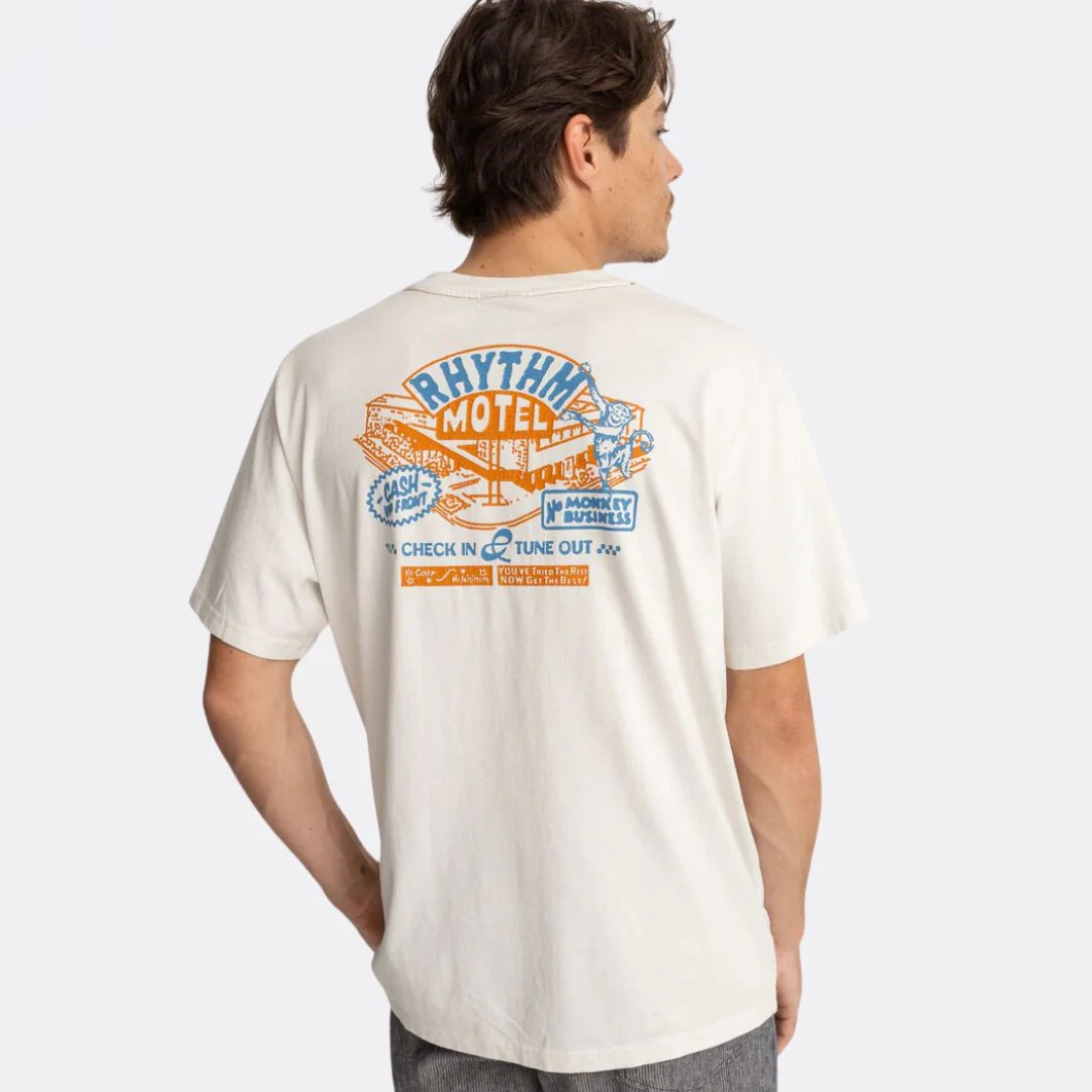 Motel Vintage T-Shirt (Vintage White) - Image 2