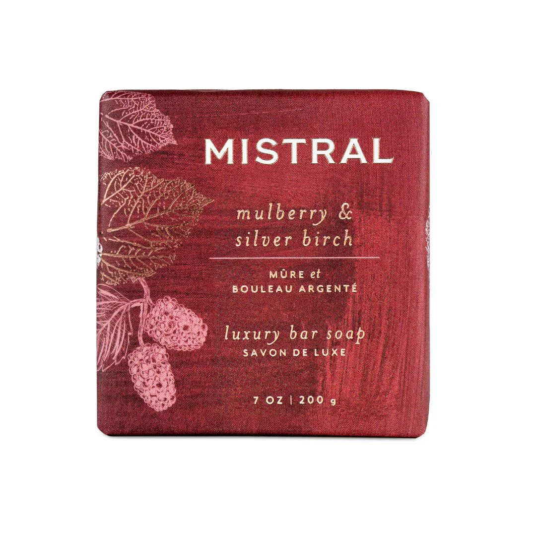 Mulberry + Silver Birch Luxury Bar Soap