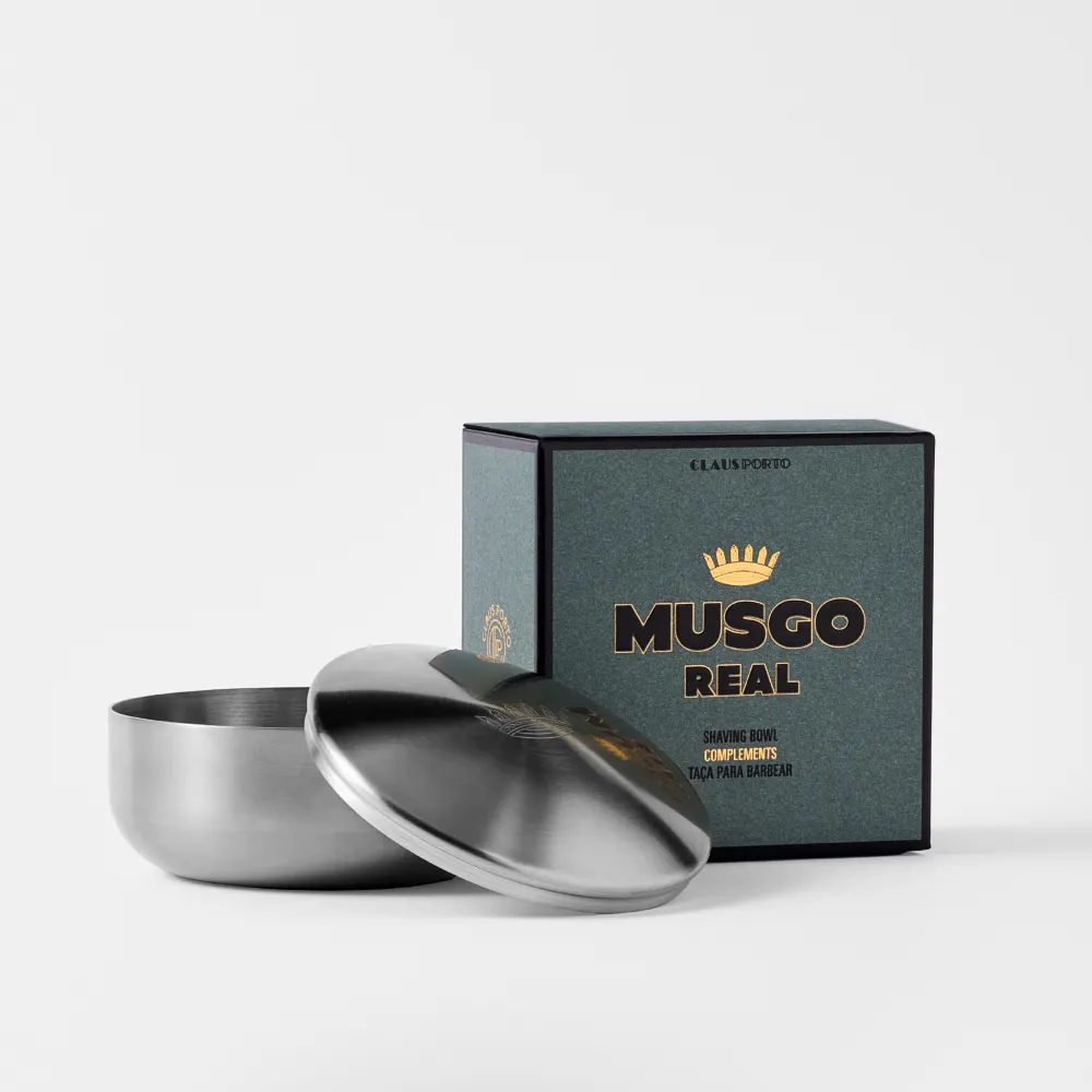 Musgo Real Shaving Bowl with Soap