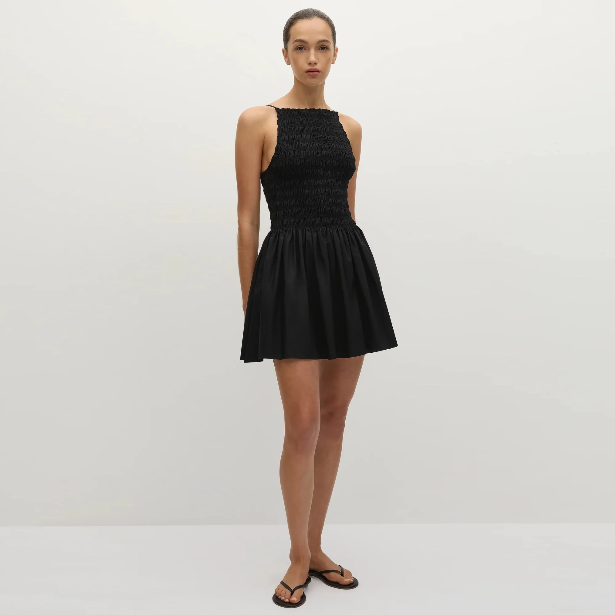 Myah Mini Dress (Black) - Image 2