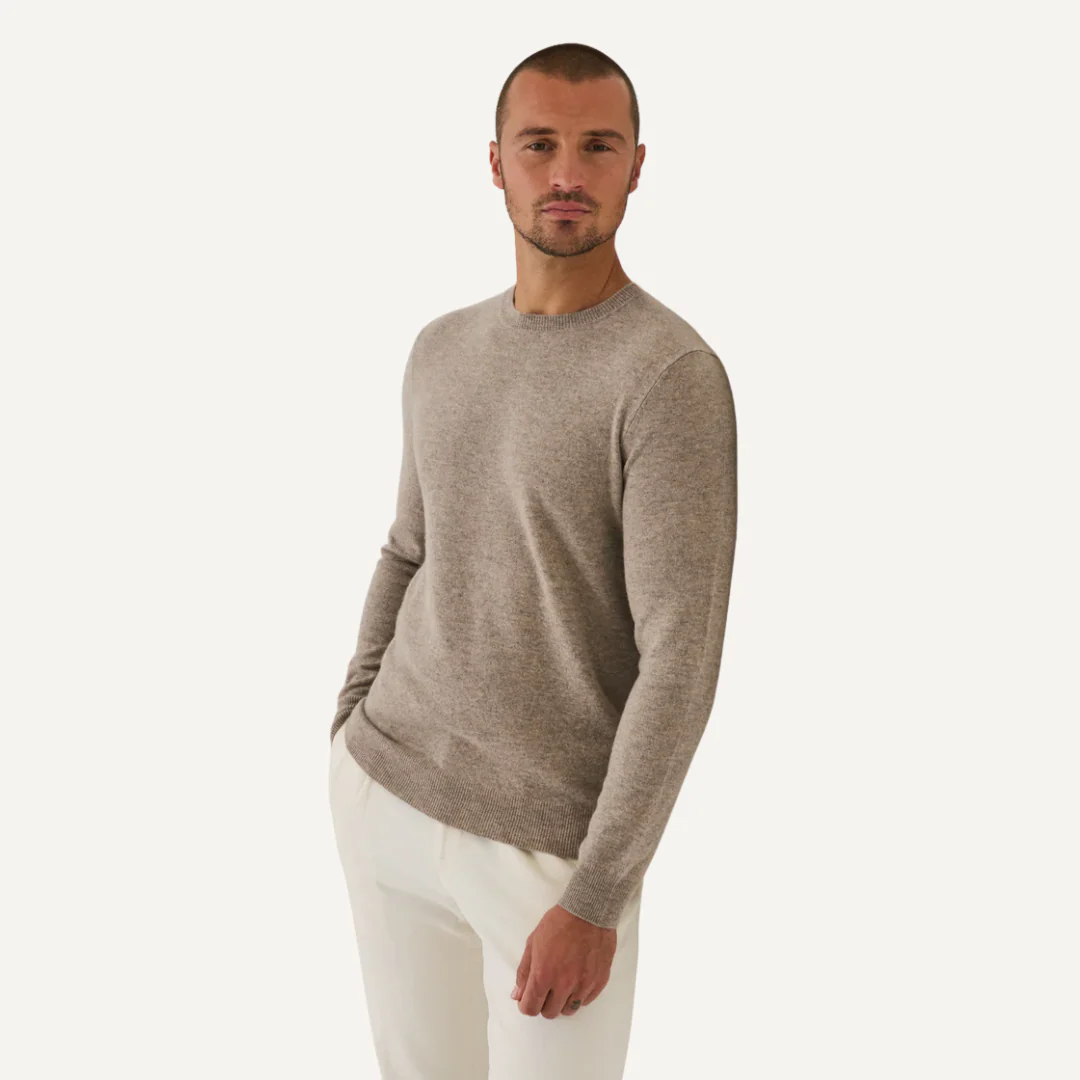 Nano Cashmere Jersey Crew