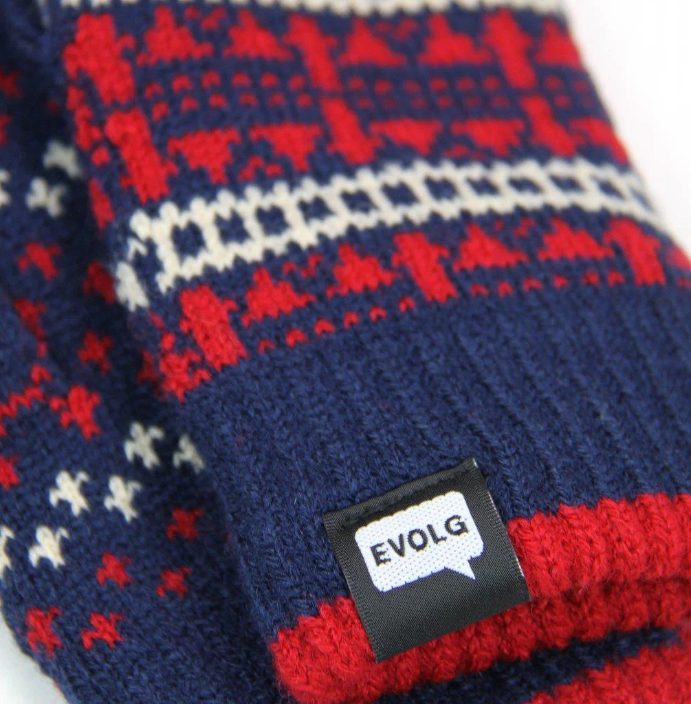Native Knit Gloves (Navy) - Image 2