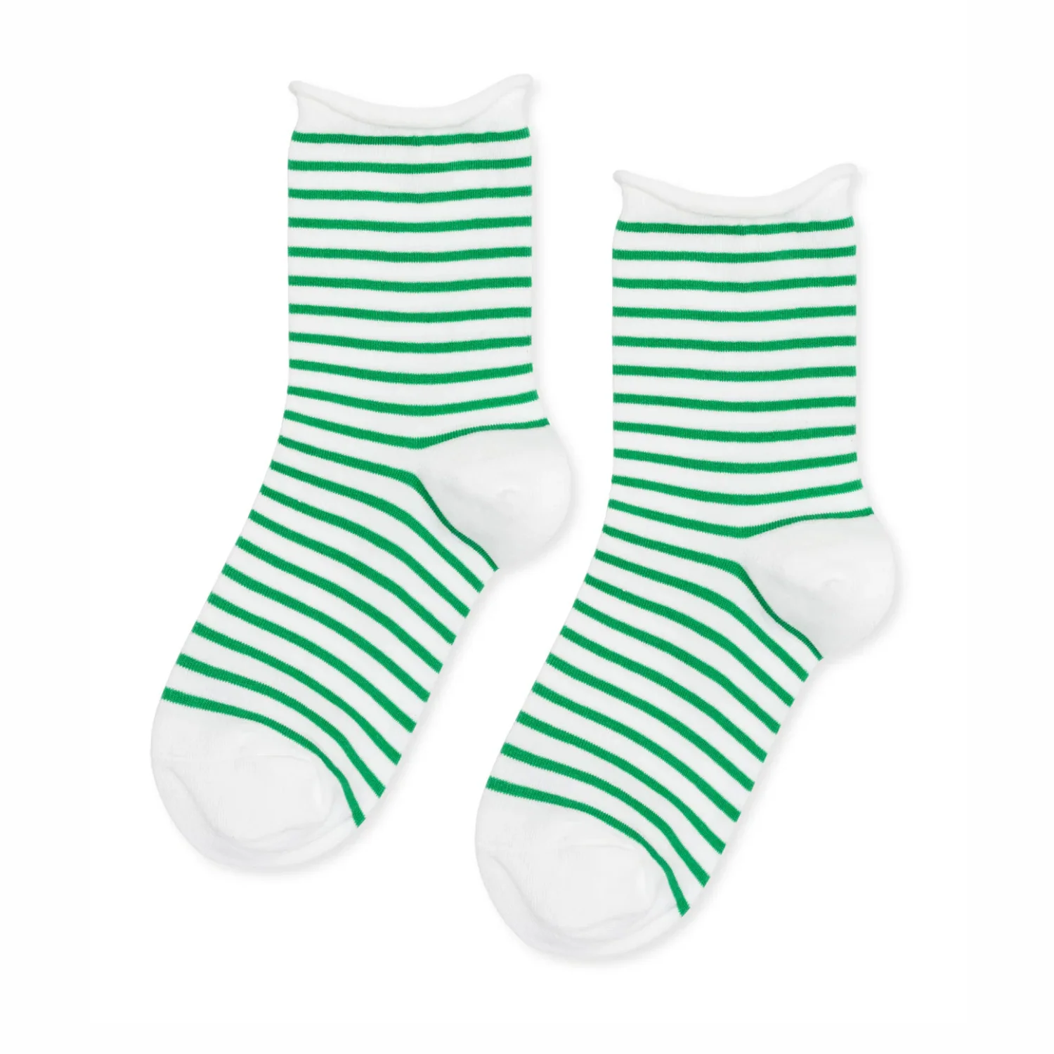 Nautical Stripe Crew Socks - Image 2