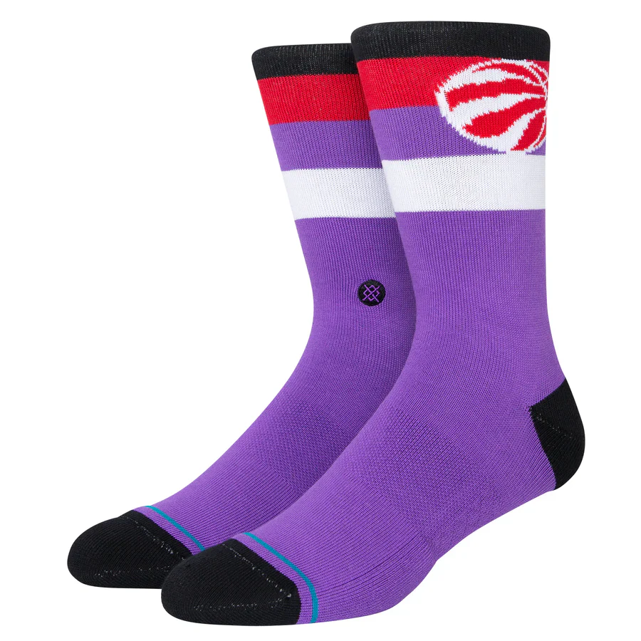 NBA Toronto Raptors Crew Socks 2 Pack (Red) - Image 2