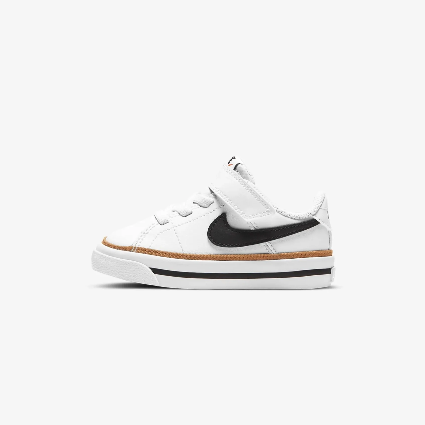 Nike Court Legacy (White + Black Desert Ochre)