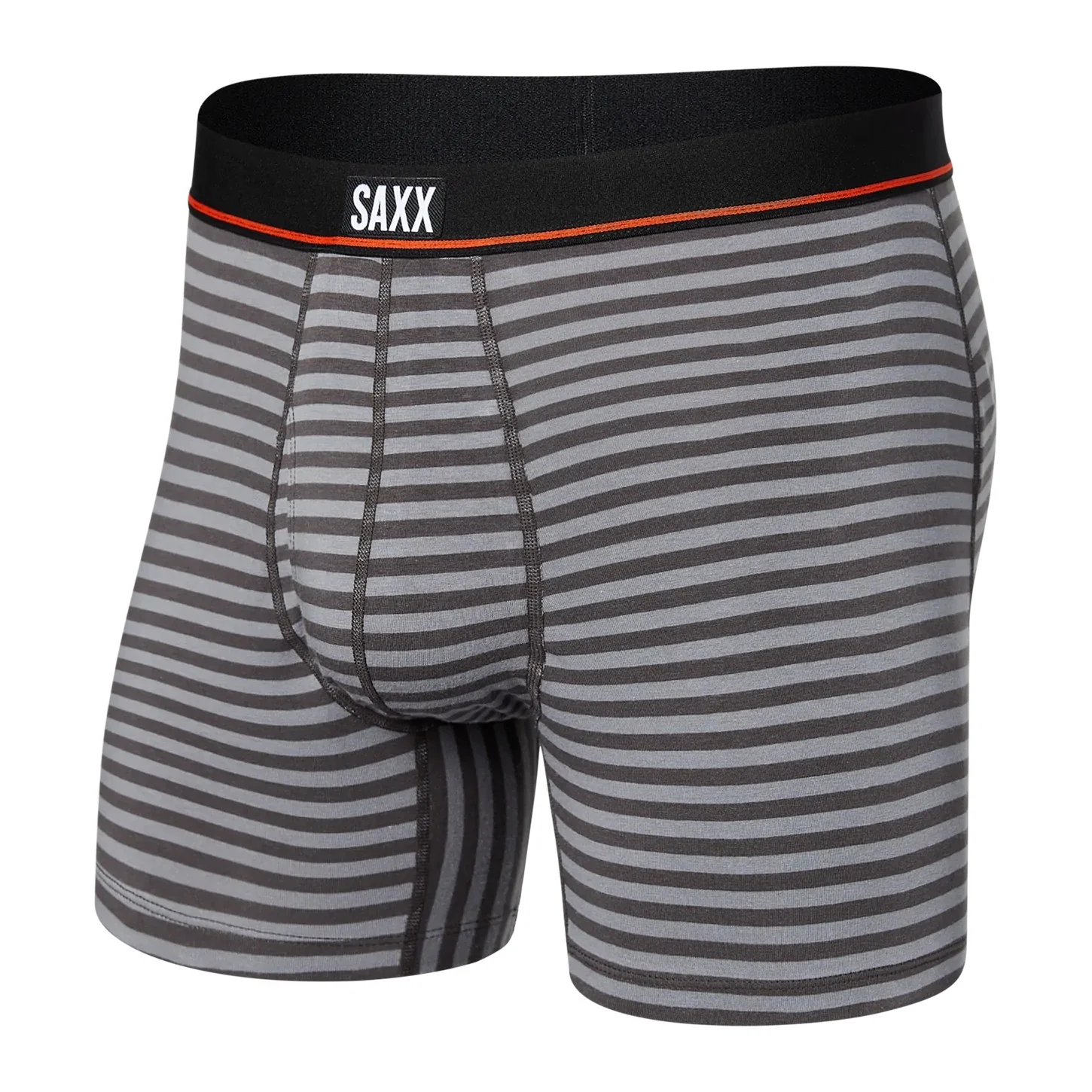 Non-Stop Stretch Cotton Boxer Brief (Hiker Stripe Grey)