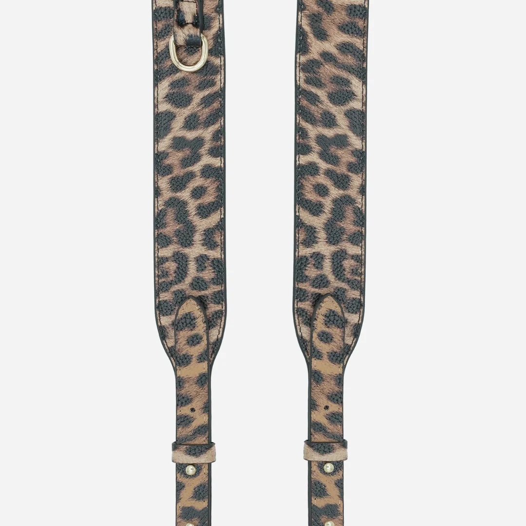 Nora Long Leather Strap (Leopard) - Image 2