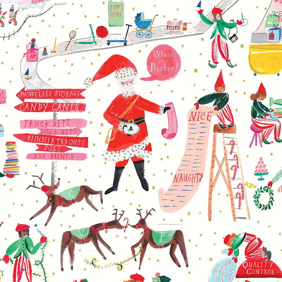 North Pole Headquarters Gift Bag (Large) - Image 2