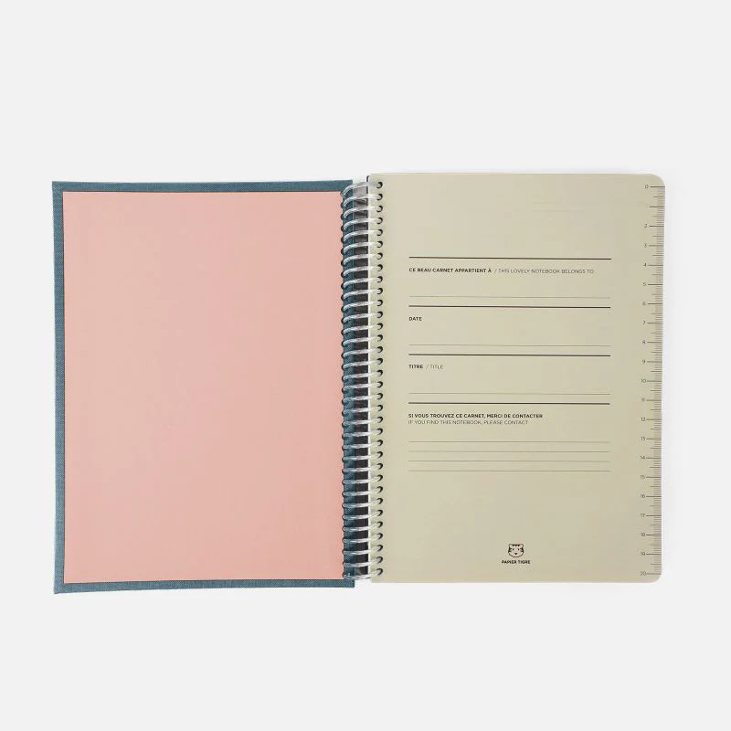 A5 Canvas Notebook (Jeans) - Image 3