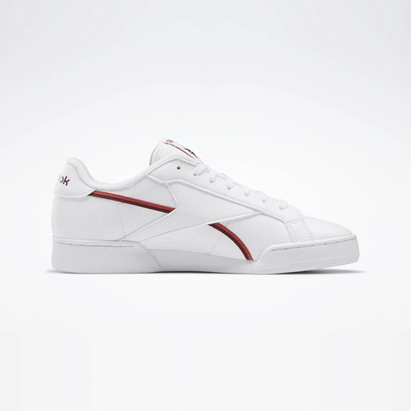 NPC UK II Vegan Shoes (Ftwr White / Rhodonite / Classic Burgundy) - Image 3