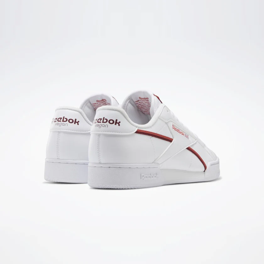 NPC UK II Vegan Shoes (Ftwr White / Rhodonite / Classic Burgundy) - Image 4