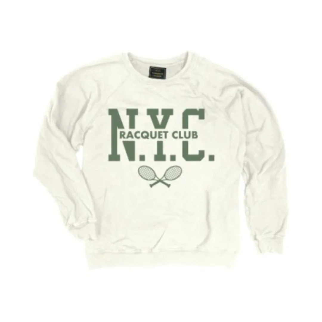 NYC Racquet Club Sweatshirt (Antique White)