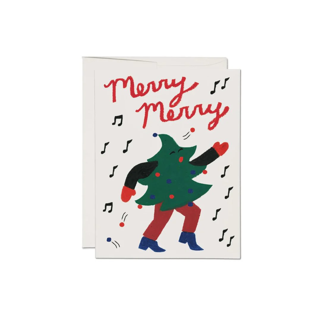 Dancing Tree Holiday Card
