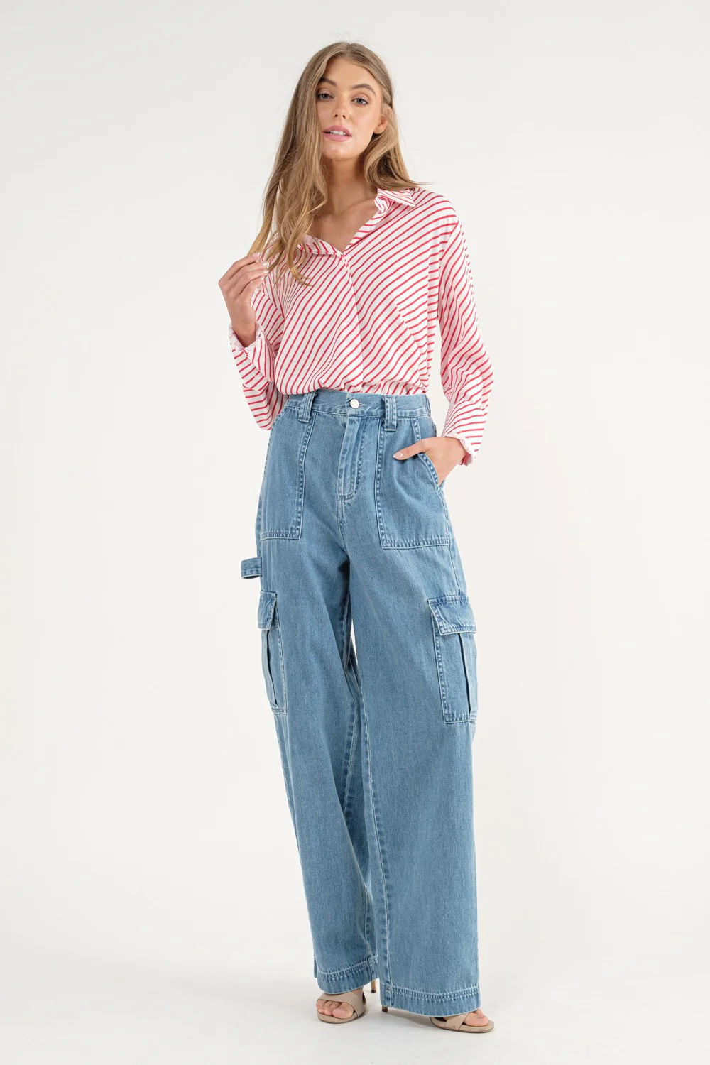 Olivia Shirt (Red) - Image 3
