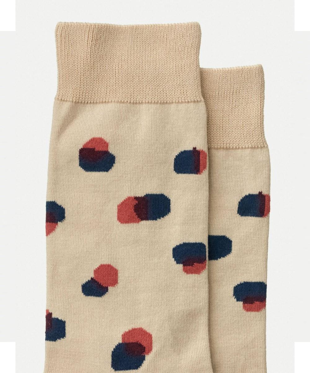 Olsson Random Dots Socks (Beige) - Image 3