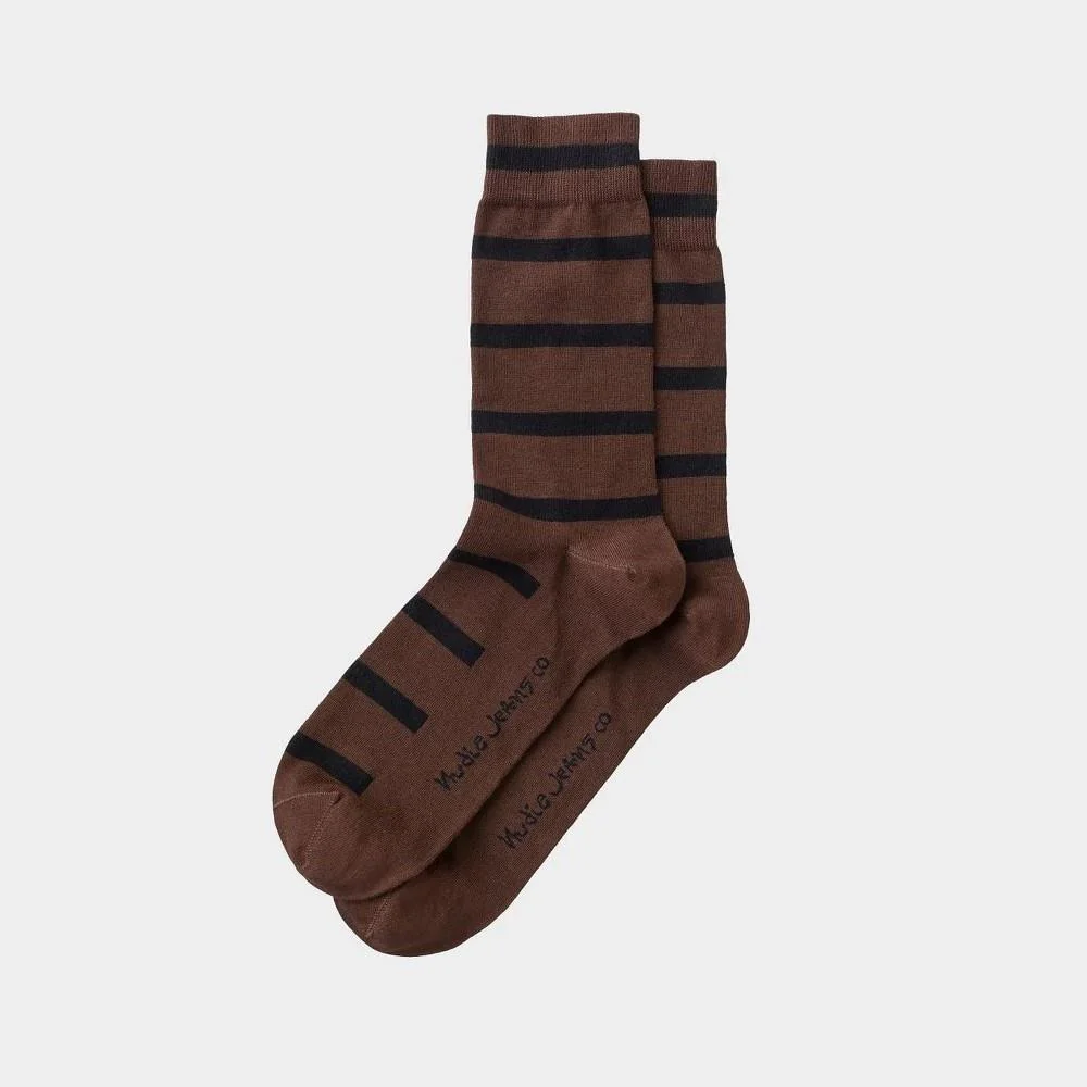 Olsson Tiger Stripes Socks (Brown)