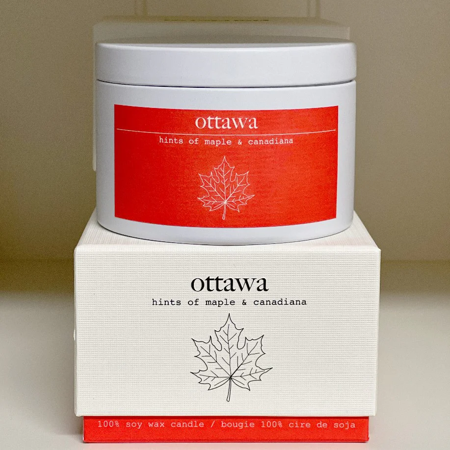 Ottawa Soy Candle 8oz (Maple & Canadian)
