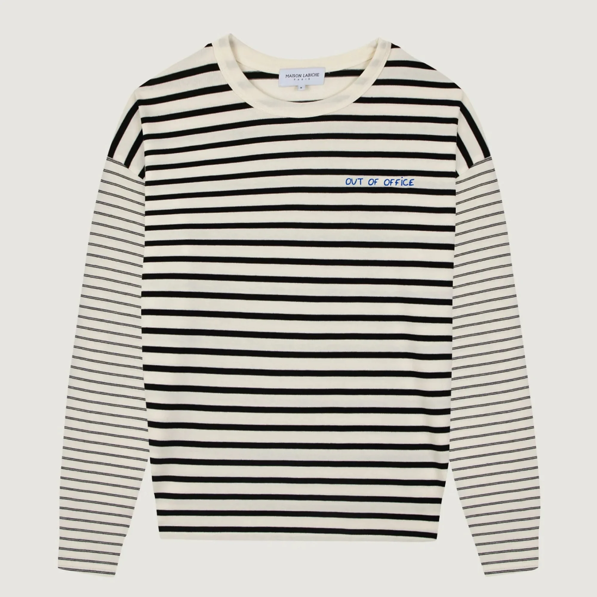 "Out of Office" Montpar Sailor Shirt (Ivory Black)