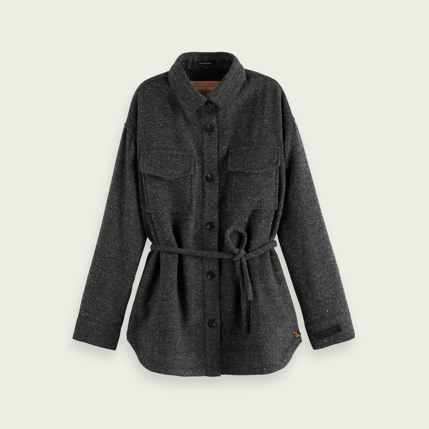 Oversized Wool-Blend Jacket - Image 2