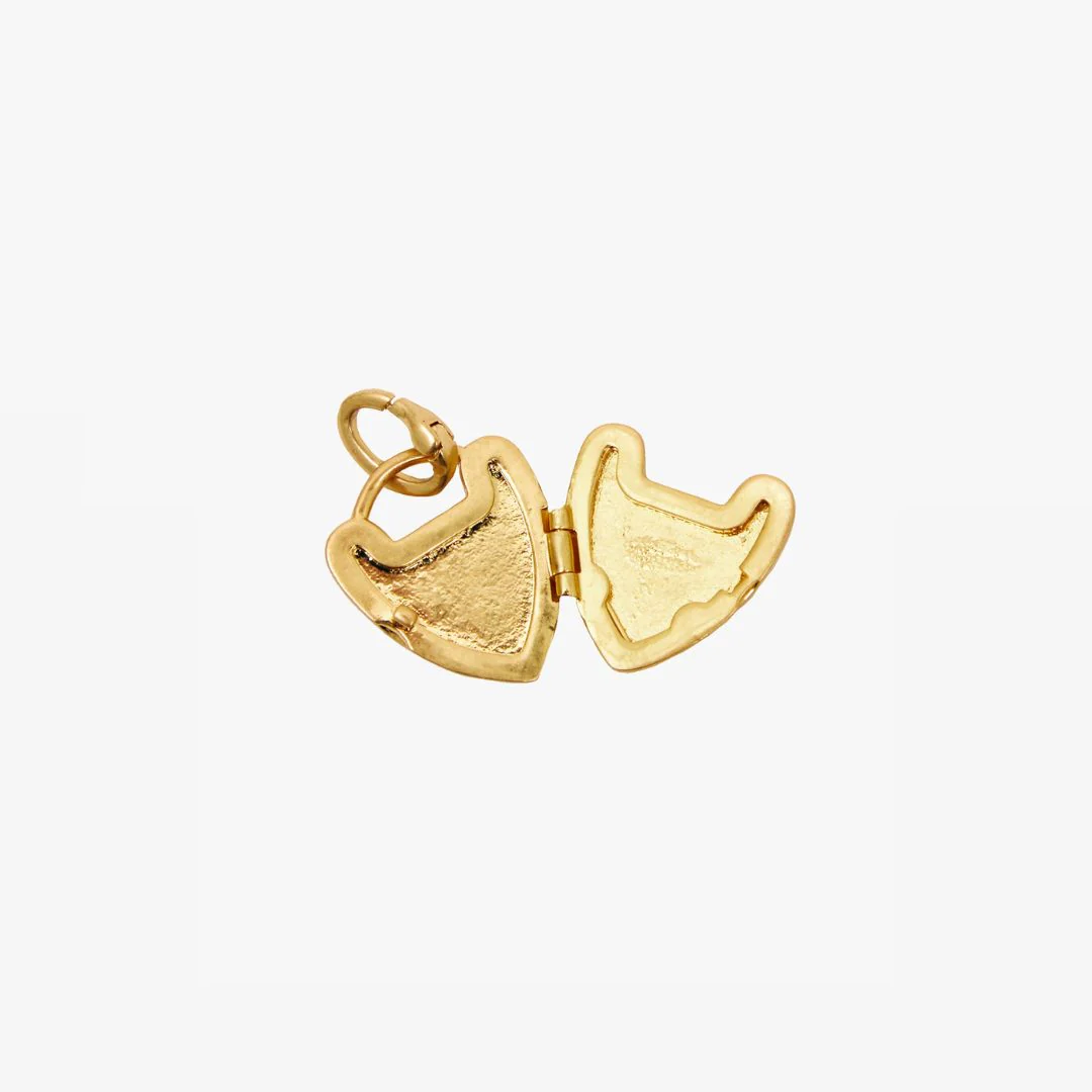 Padlock Locket (Vintage Gold) - Image 3