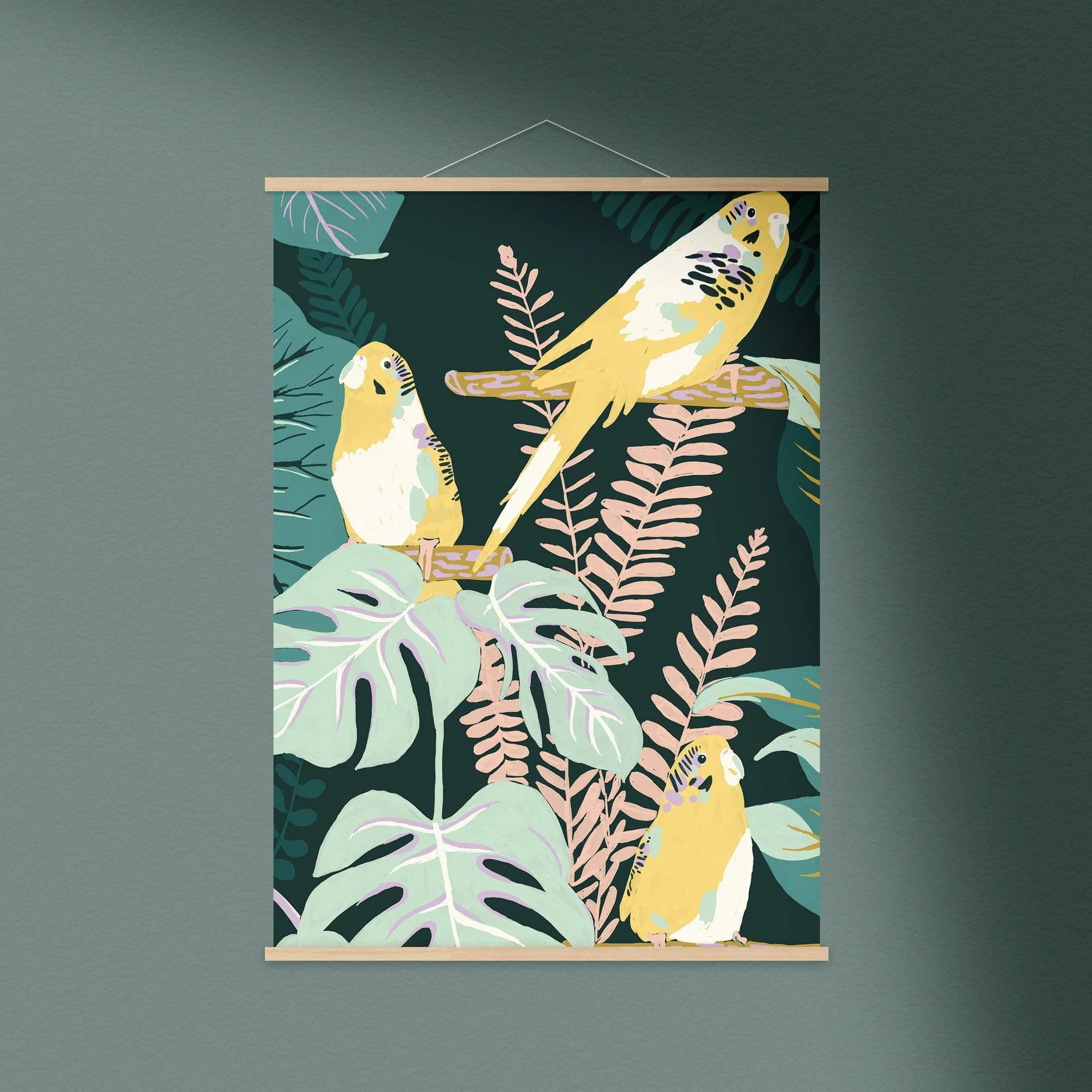 Paint By Numbers Kit (Budgies) - Image 6