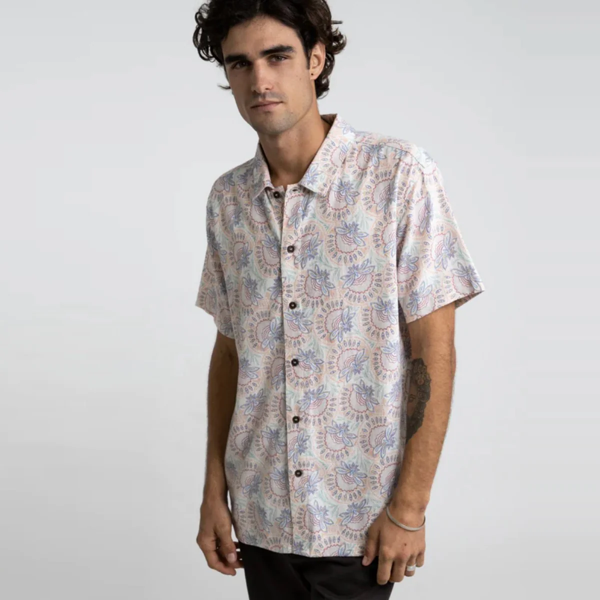 Paisley SS Shirt (Natural) - Image 2