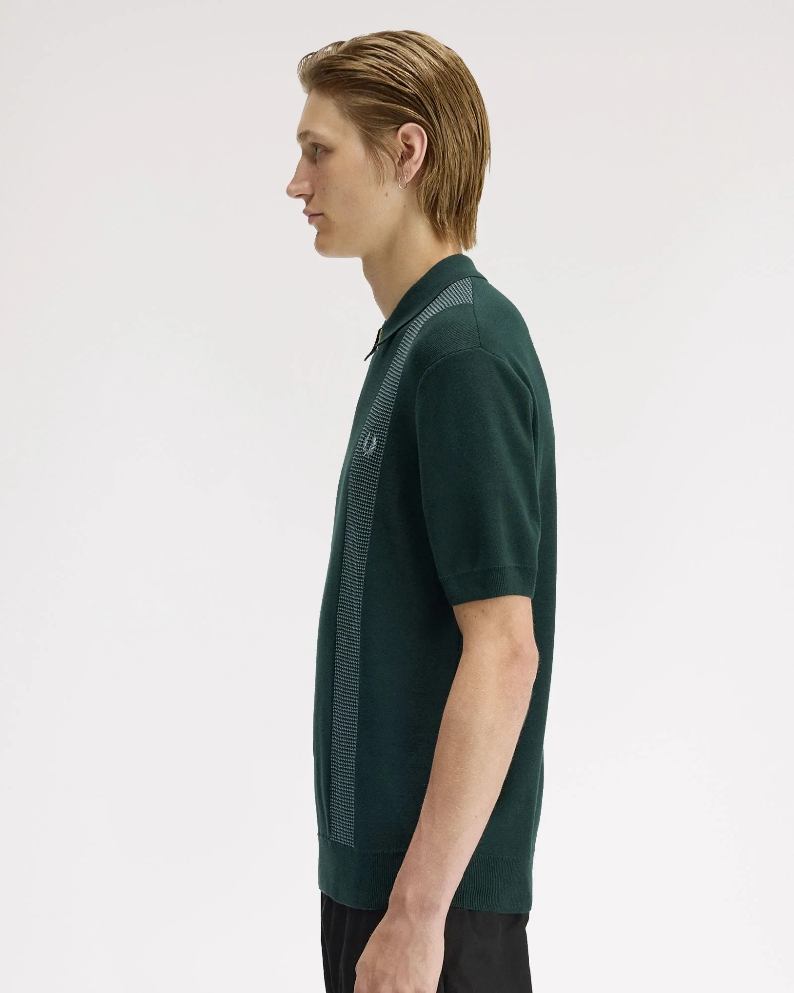 Panel Detail Knitted Shirt (Grassroots) - Image 3
