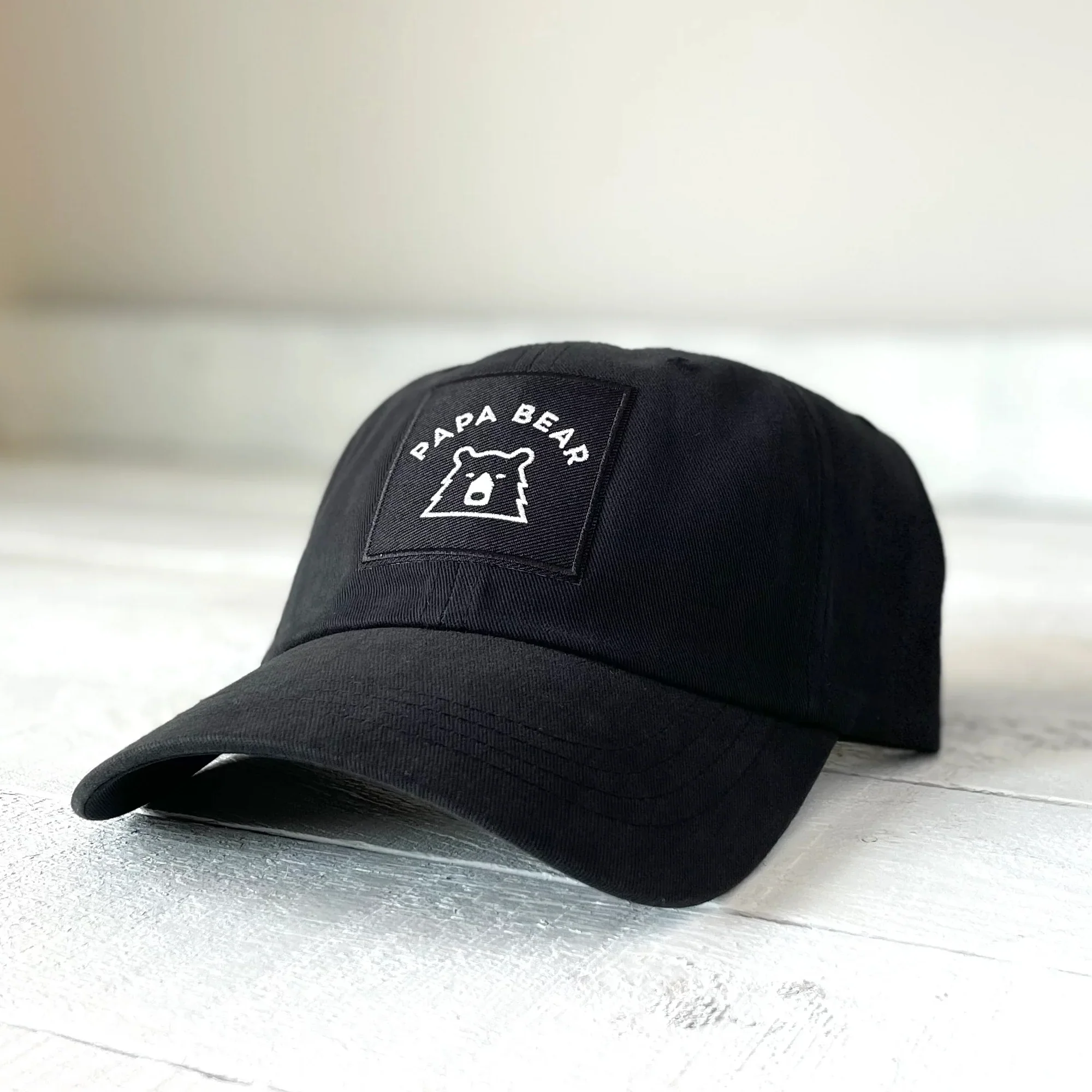 Papa Bear Camp Hat (Black)