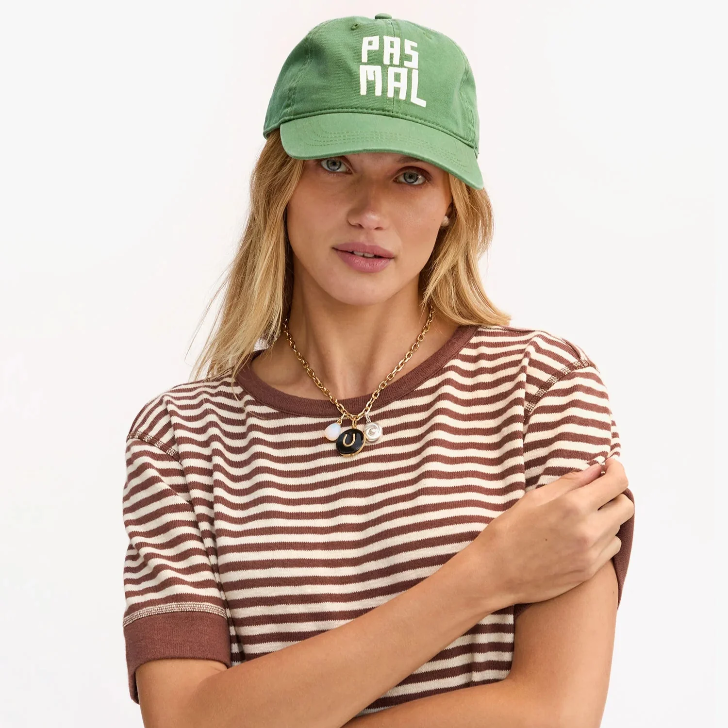 "Pas Mal" Baseball Hat (Pistachio) - Image 2