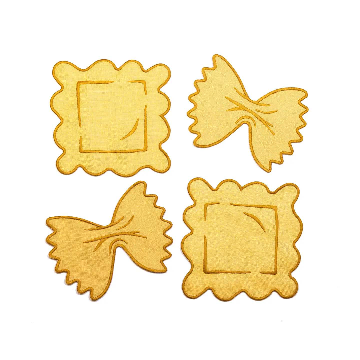 Pasta Cocktail Napkins (Set of 4) - Image 3