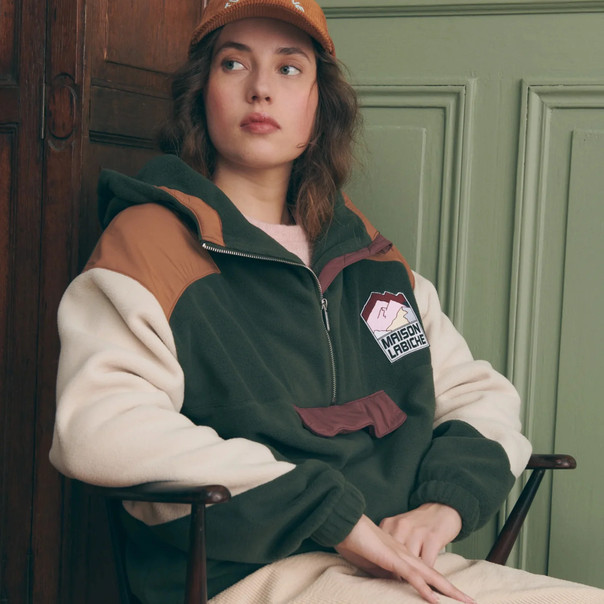 "Patch Mountain" Kossuth Sweater (Off White CB) - Image 5