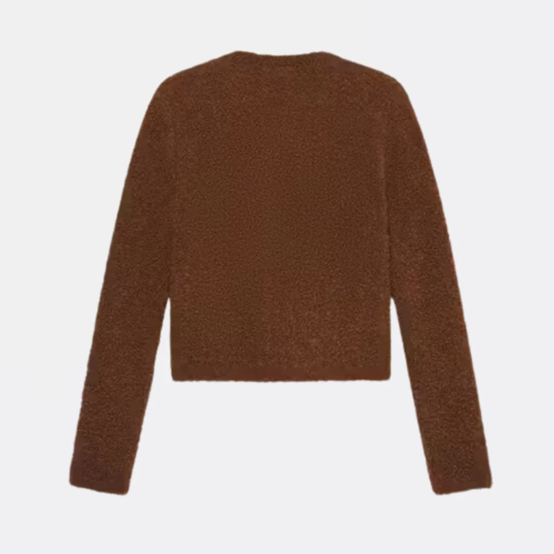 Patch Pocket Cardi (Camel) - Image 3