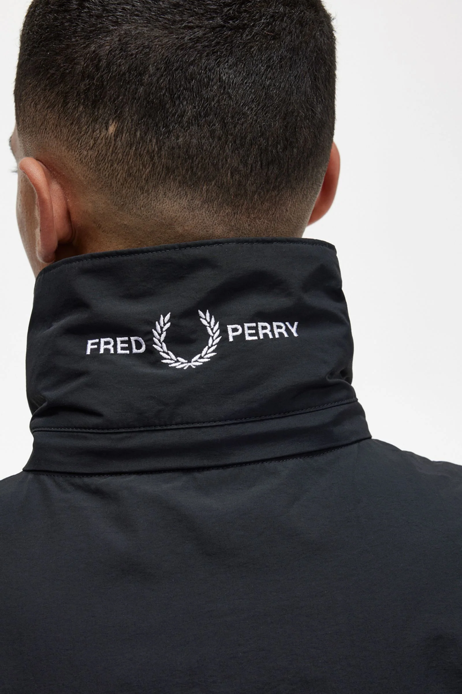 Patch Pocket Zip Through Jacket (Black) - Image 5