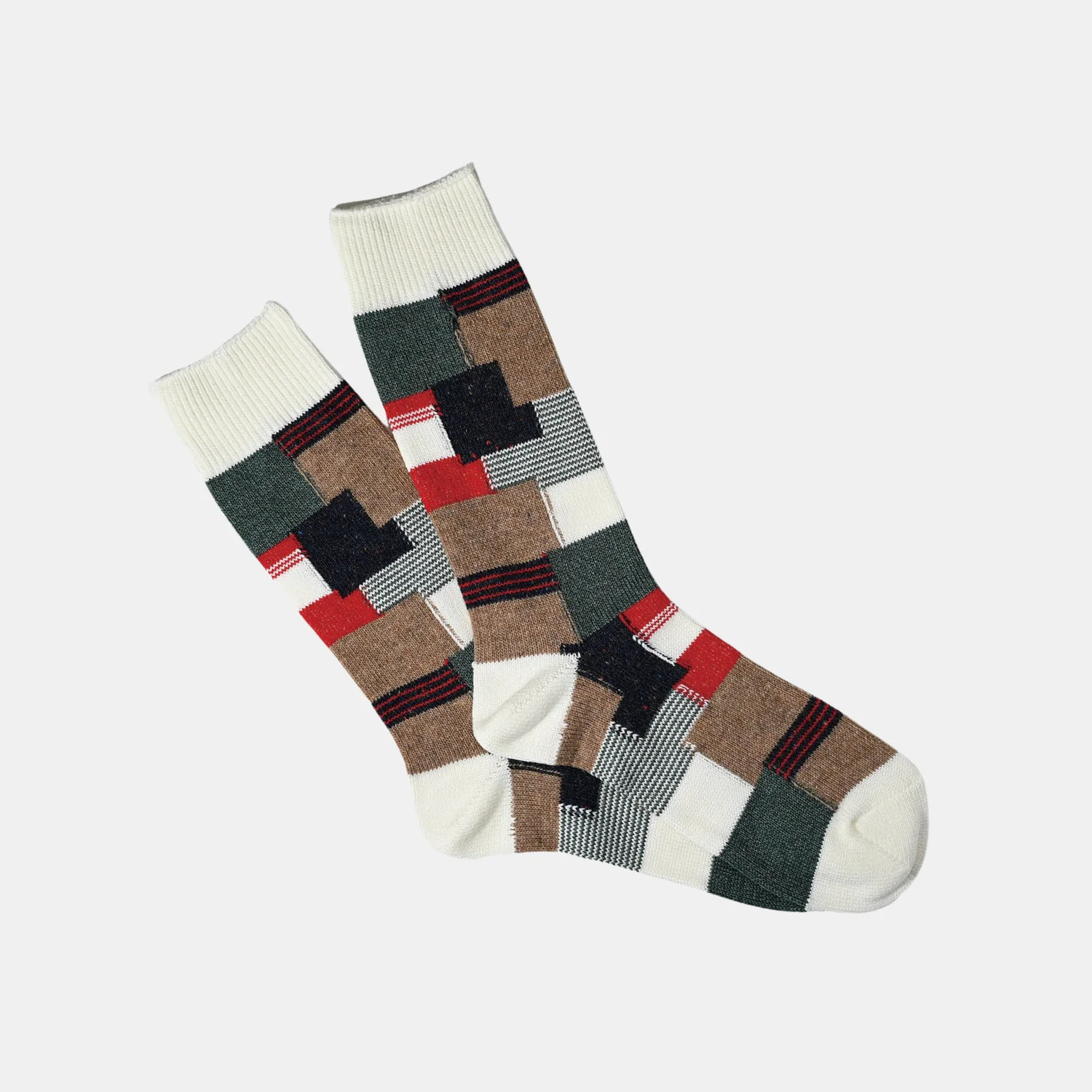 Patchwork Crew Socks - Image 5