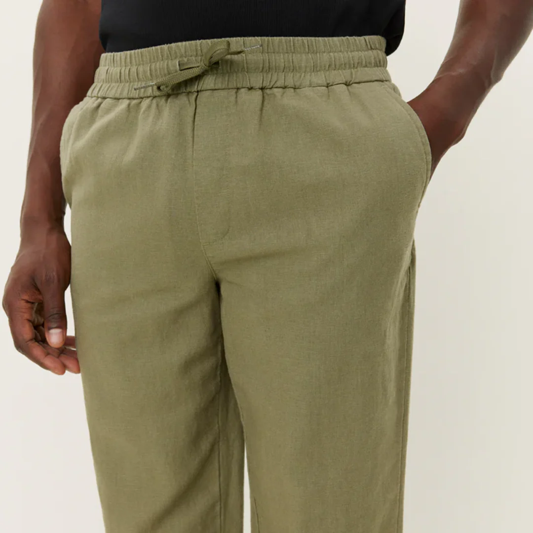 Patrick Linen Pants (Lichen Green) - Image 3