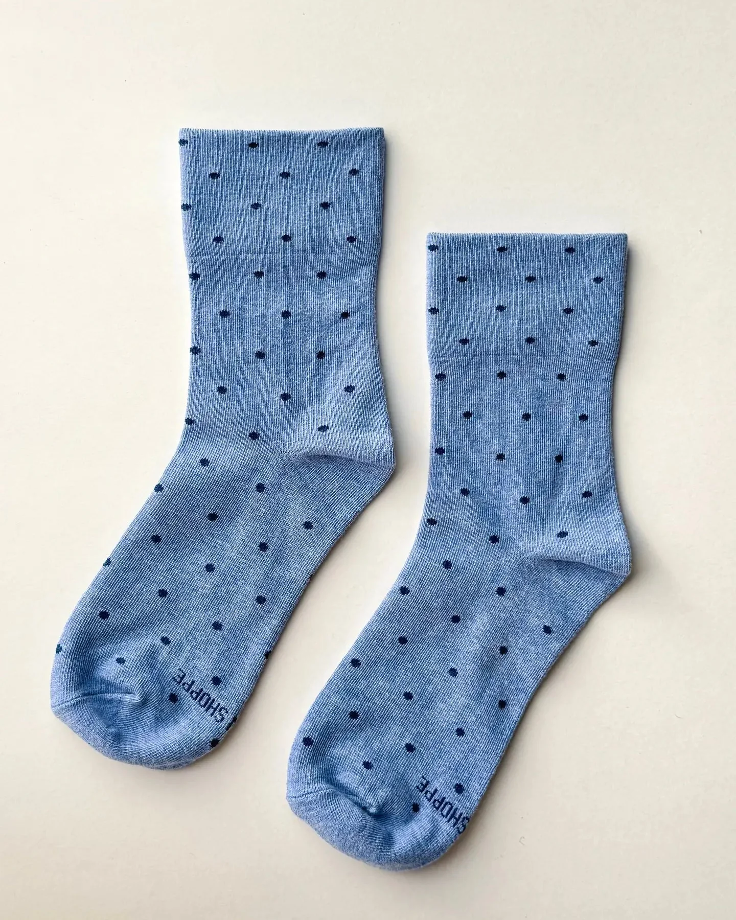 Polka Dot Patterned Sneaker Socks - Image 2