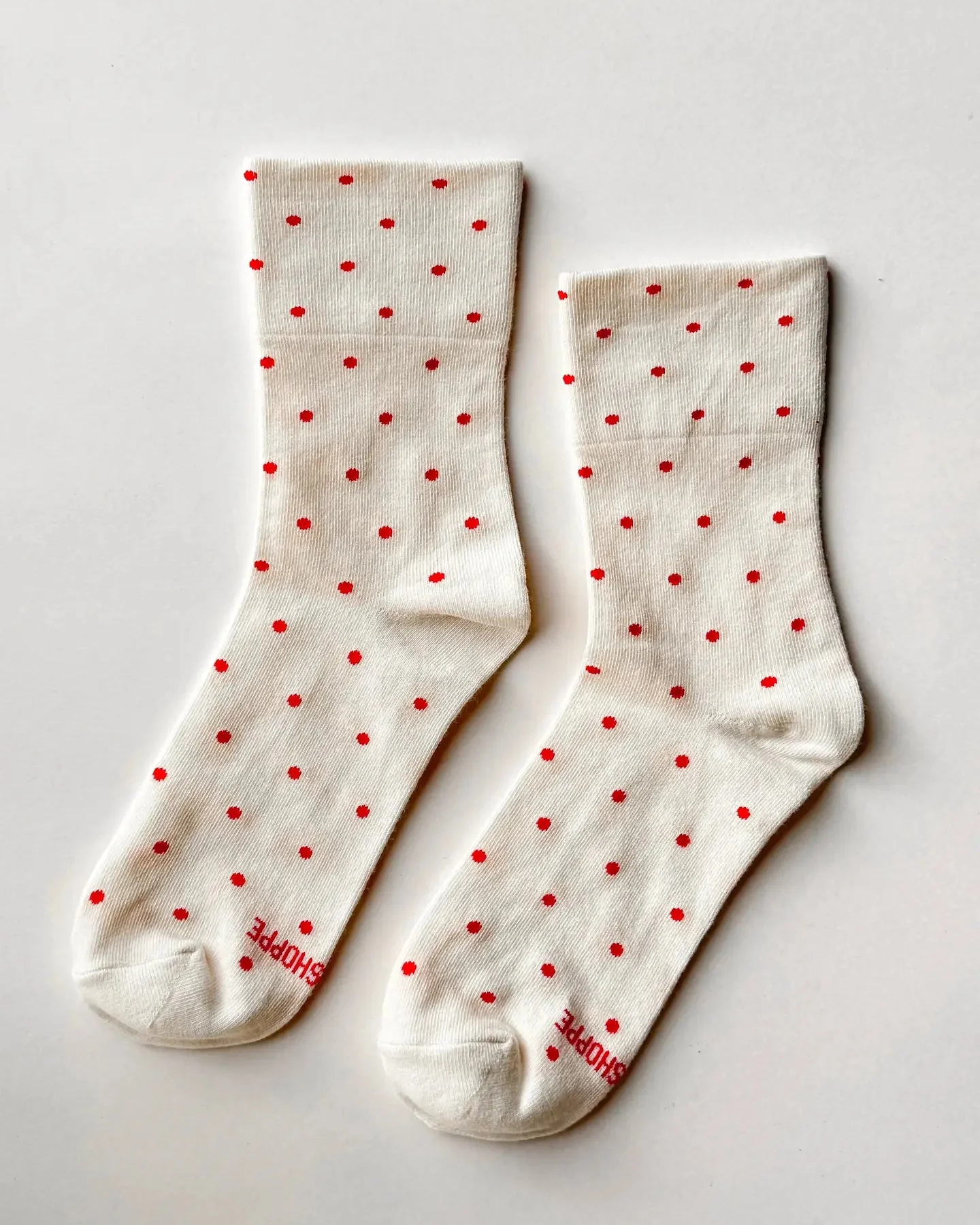 Polka Dot Patterned Sneaker Socks - Image 3