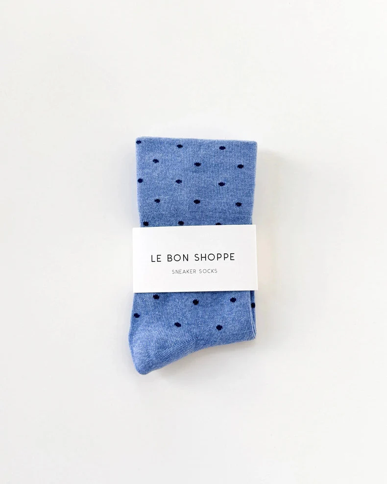 Polka Dot Patterned Sneaker Socks - Image 6