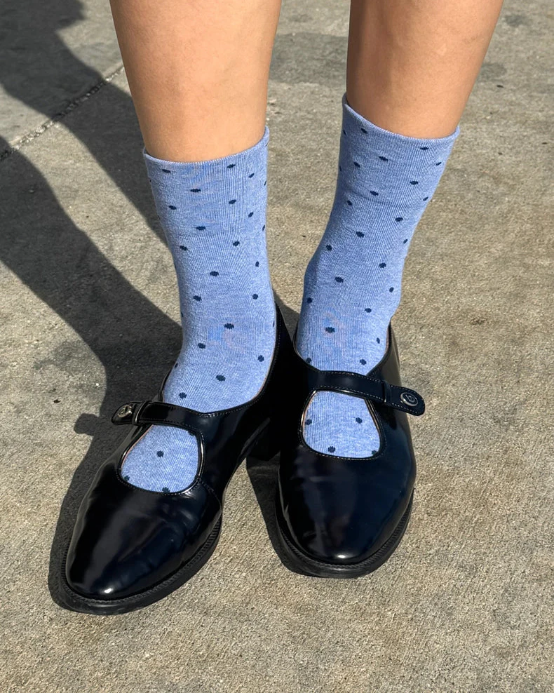 Polka Dot Patterned Sneaker Socks - Image 7