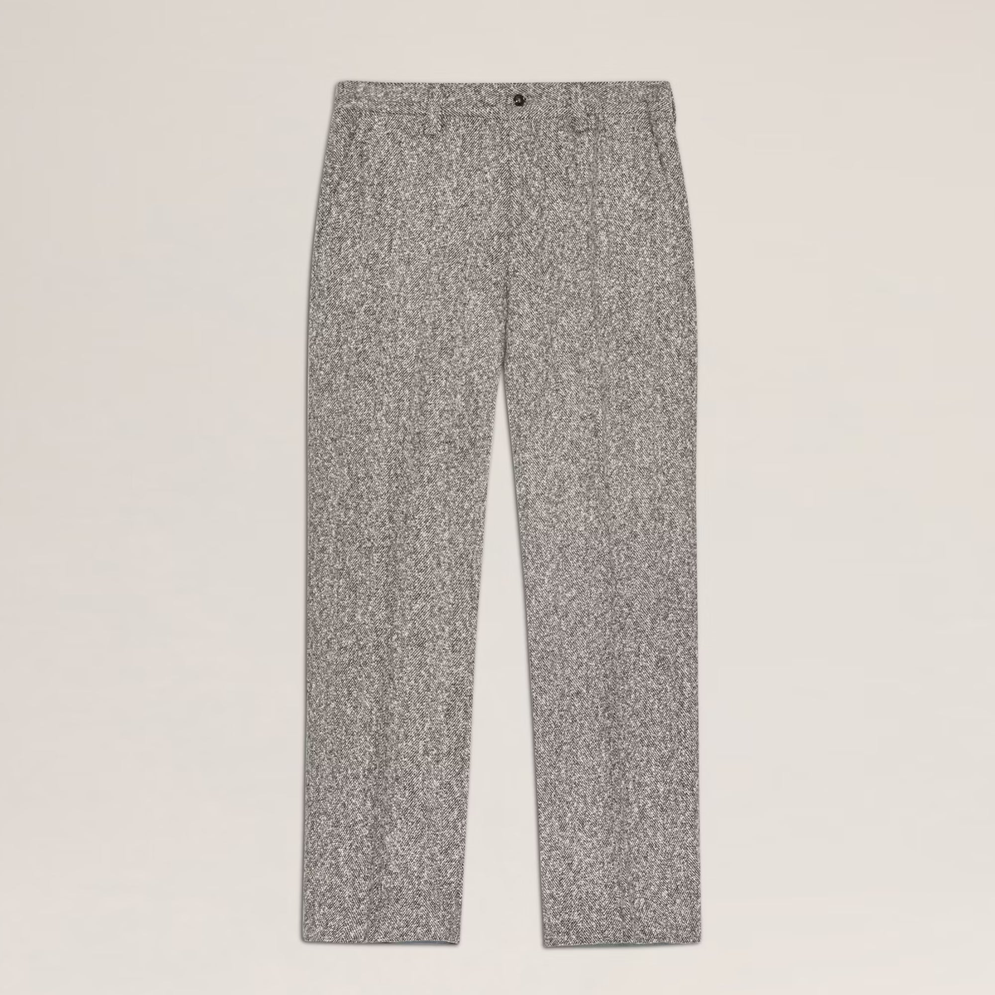 Paw 1087 Relaxed Fit Italian Bouclé Trouser (Dusky Port) - Image 7