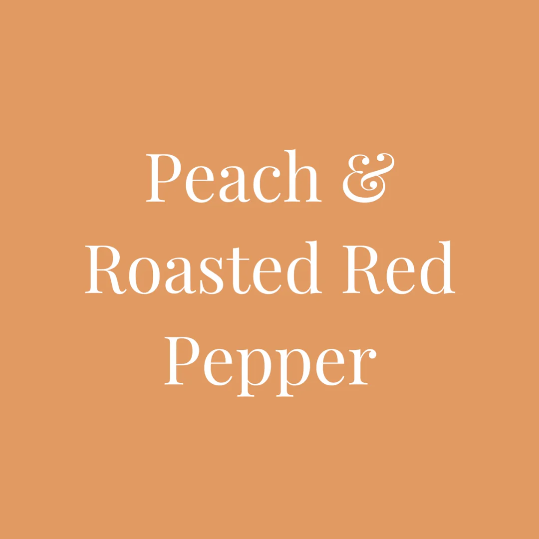 Peach & Roasted Red Pepper Jam