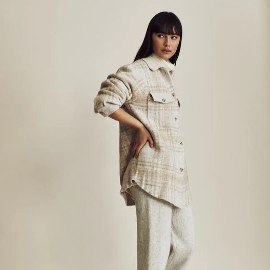Pearl Overshirt (Latte) - Image 2