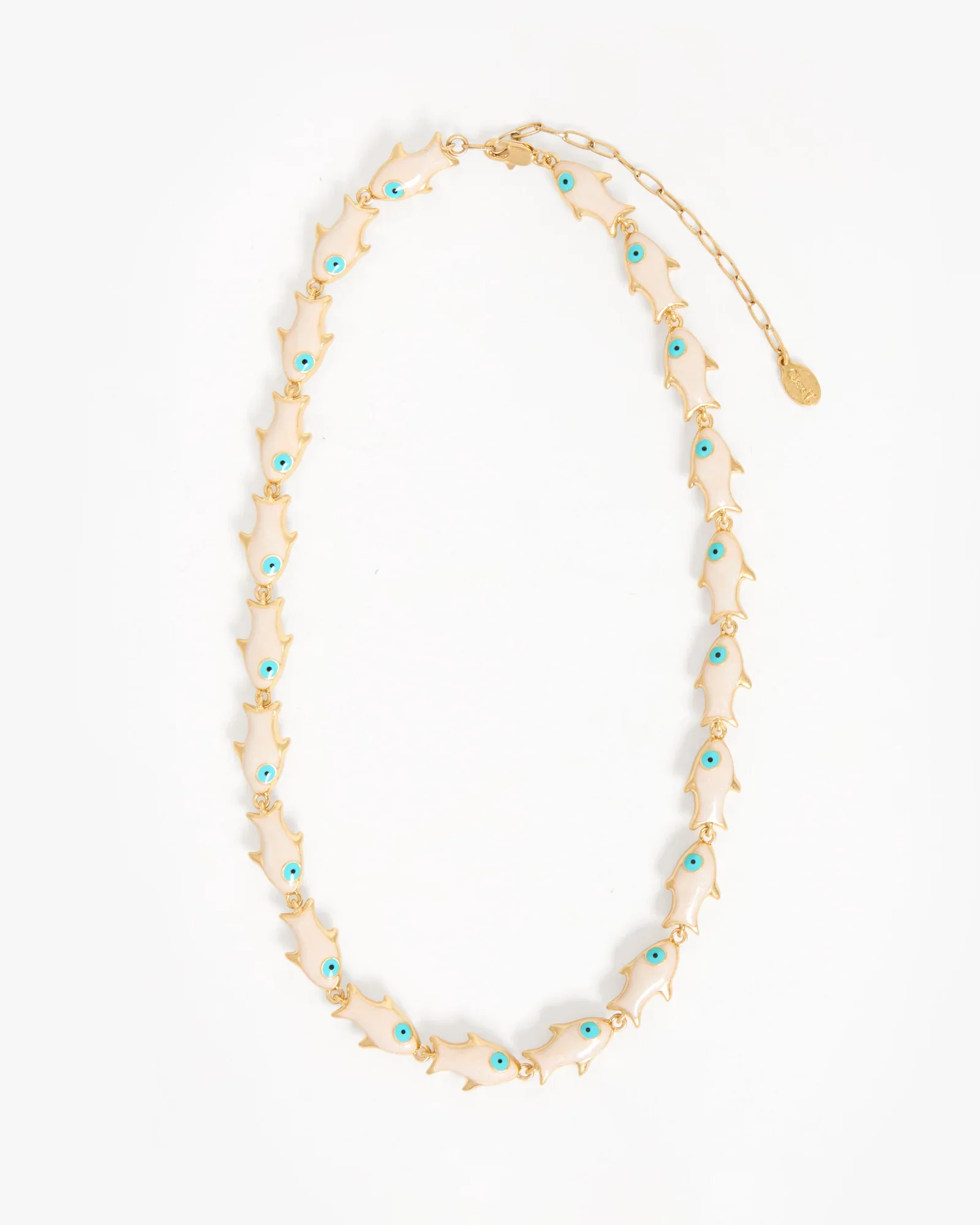 Pearl Sardine Necklace (Cream)
