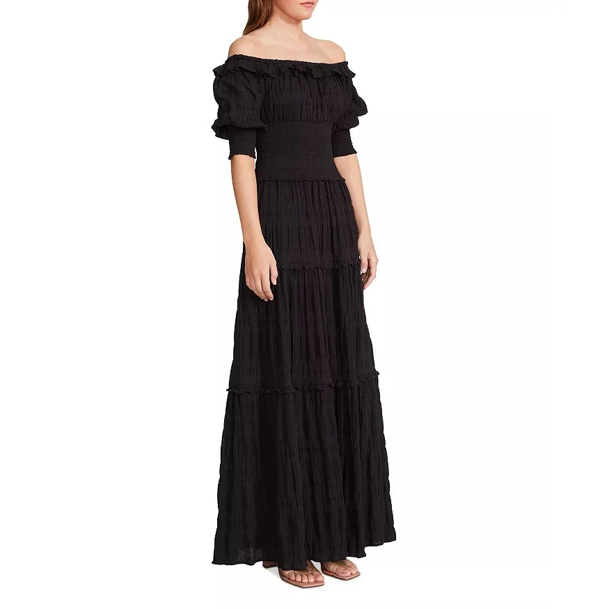 Peasantries Dress (Black) - Image 3
