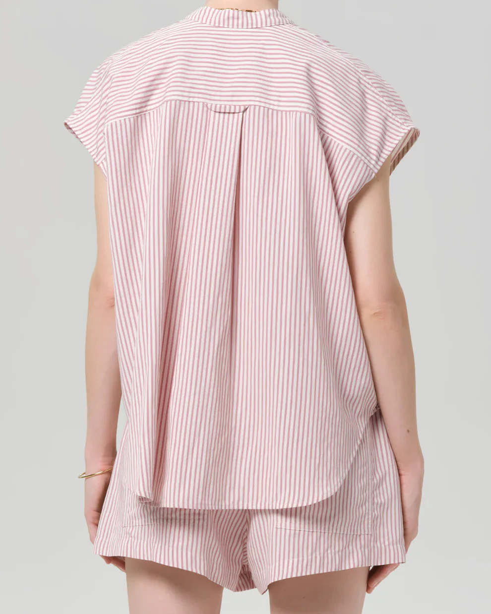 Penelope Blouse (Raspberry Stripe) - Image 5