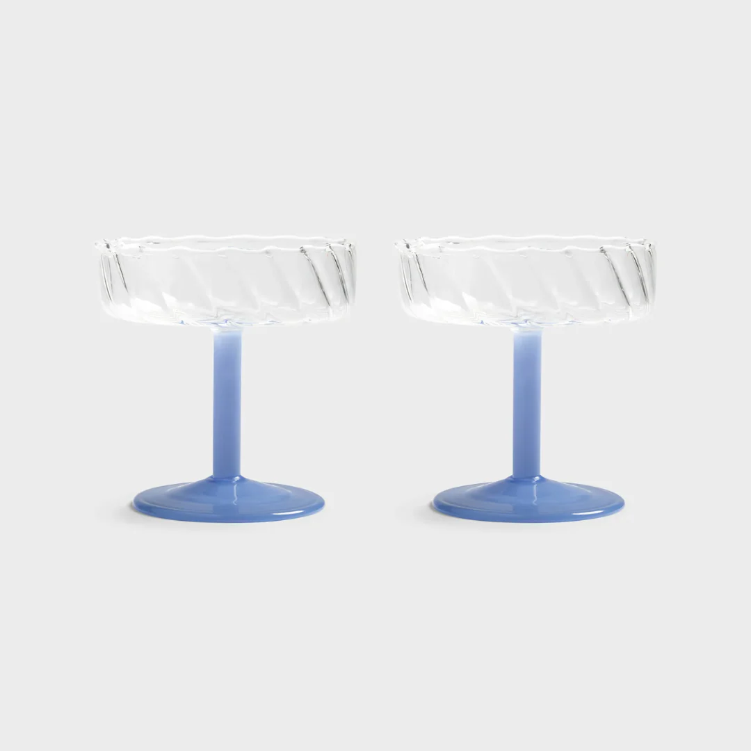 Twirl Coupe Glasses | Set of 2